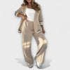 2-Teiliges Set Damen | Blazer und Weite Hosen für Frühling und Herbst