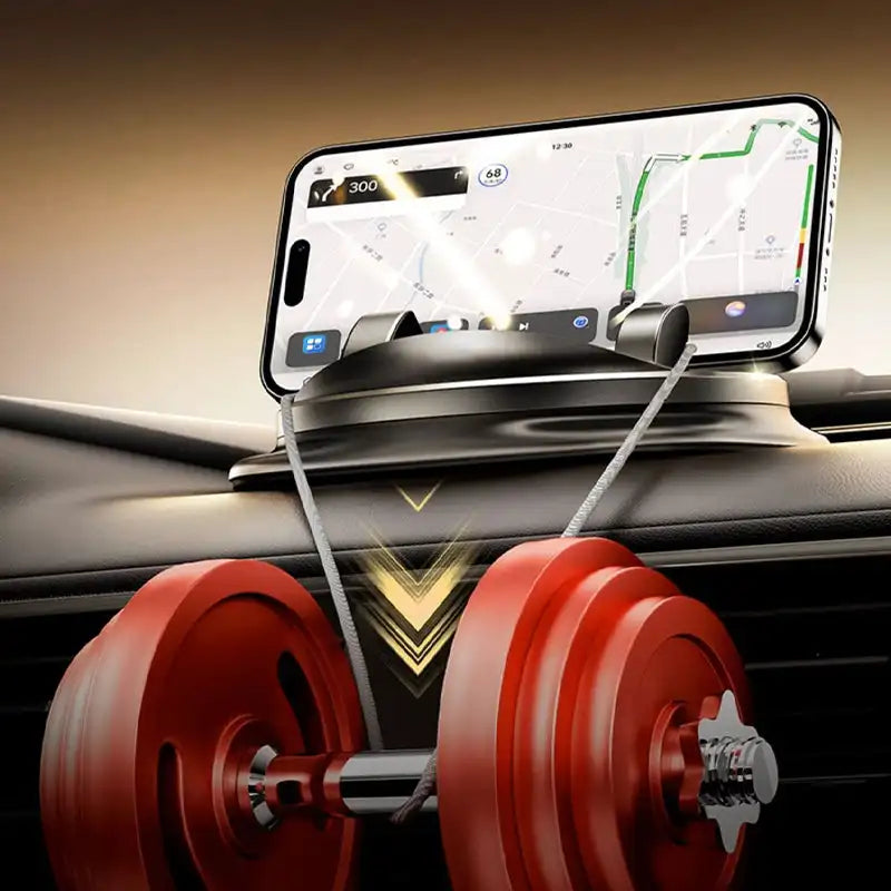 360° Drehbare Auto-Telefonhalterung – Universelle Smartphone Halterung mit Starker Klemme und Werkzeugloser Installation, Schwarz