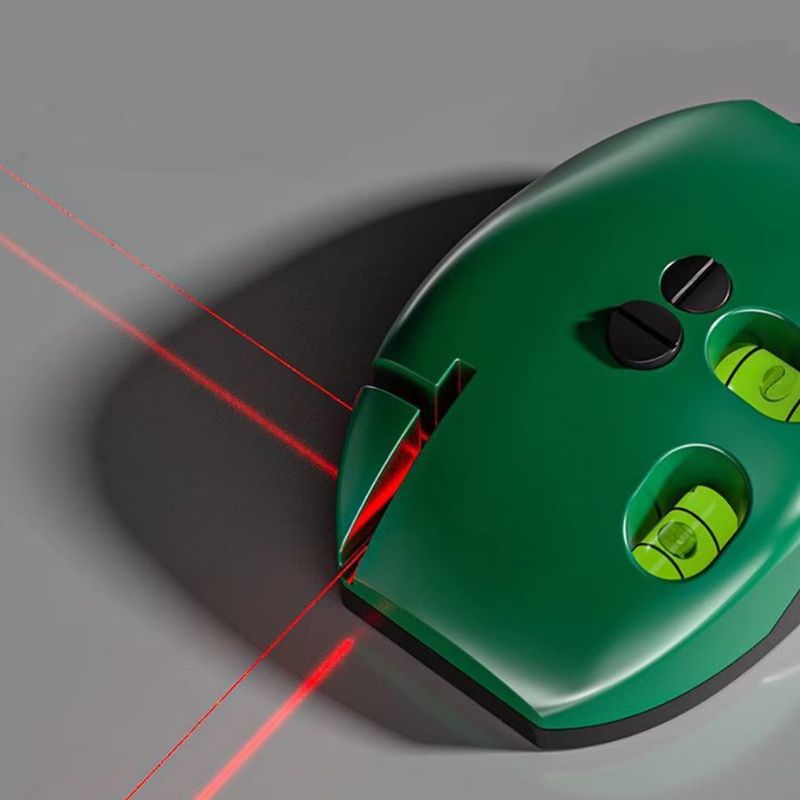 90° Laserhulp für präzise Fliesenverlegung – Kompakt und einfach zu bedienen mit zwei Laserlinien und Wandhalterung
