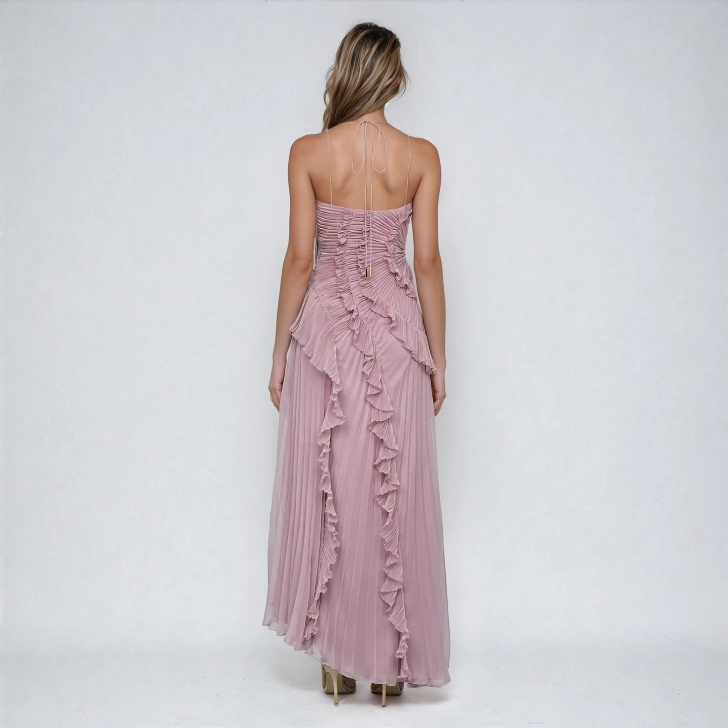 Abendkleid | Langes Abendkleid für Hochzeitsgast im Sommer für Frauen