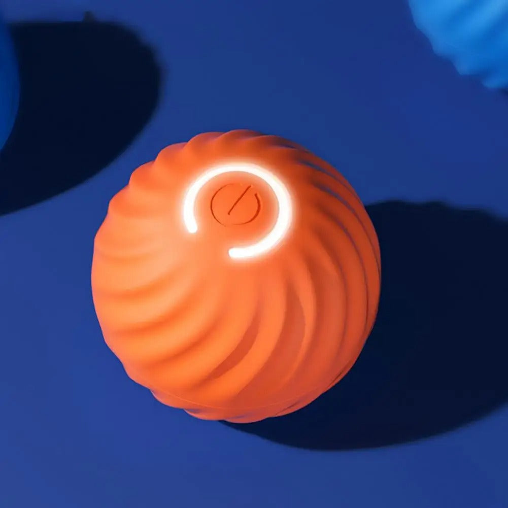Automatischer Interaktiver Hundespielzeugball – USB-aufladbar, Bewegungsfördernd, Sicher, 10 cm, Für Hunde und Katzen
