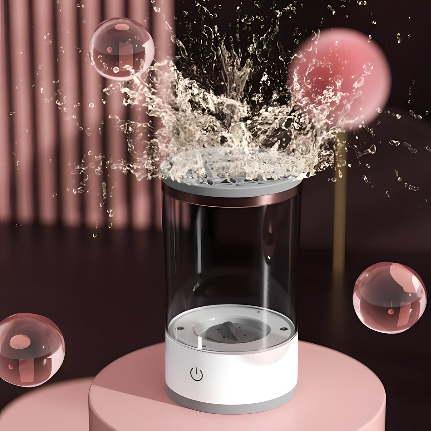 Automatischer Pinselreiniger 7000 U/min – Effektive Reinigung und Trocknung für Make-up-Pinsel, USB-Ladefunktion, Kompakt und Leicht