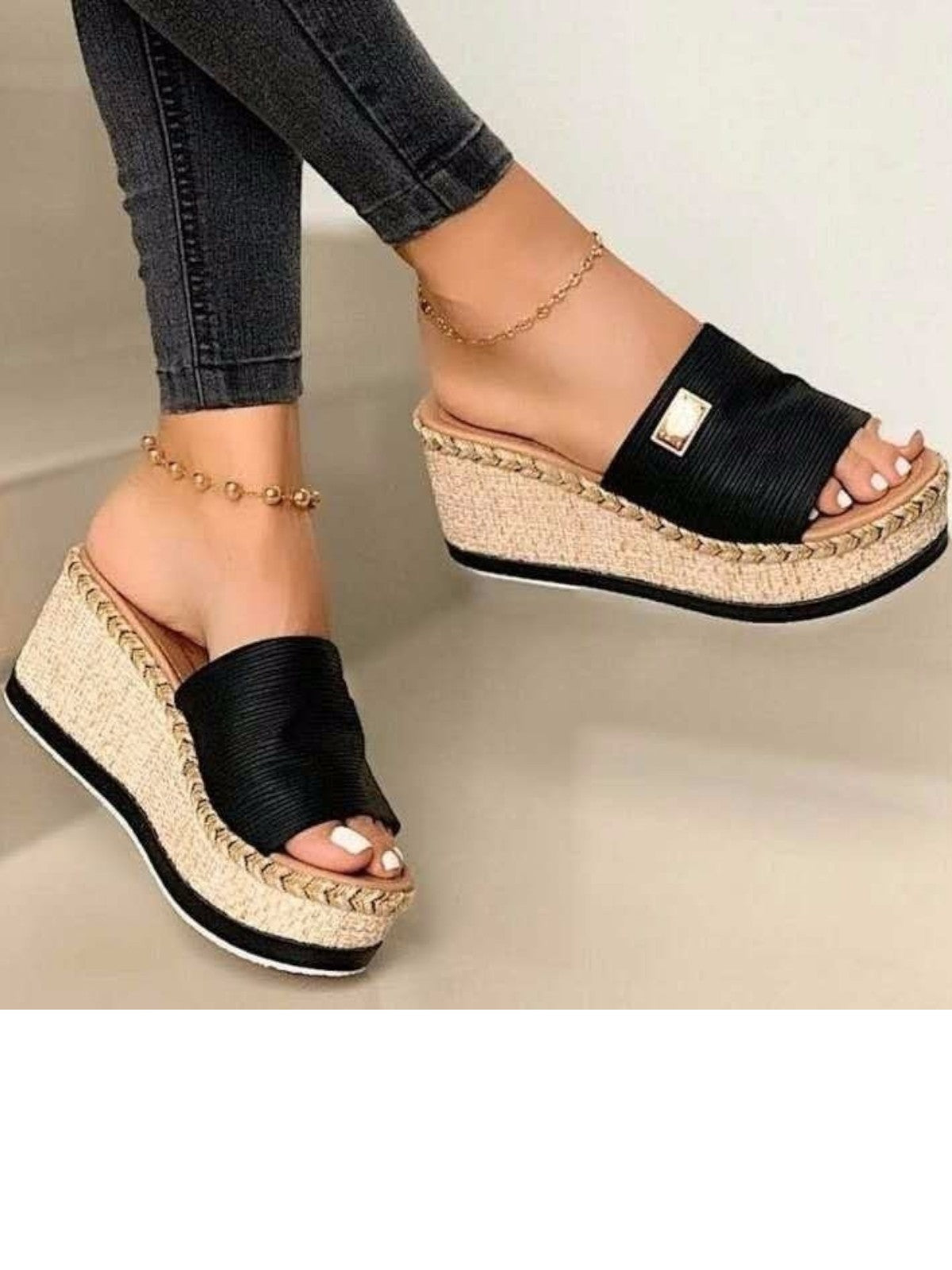 Sandali con plateau da donna slip-on | Tempo libero