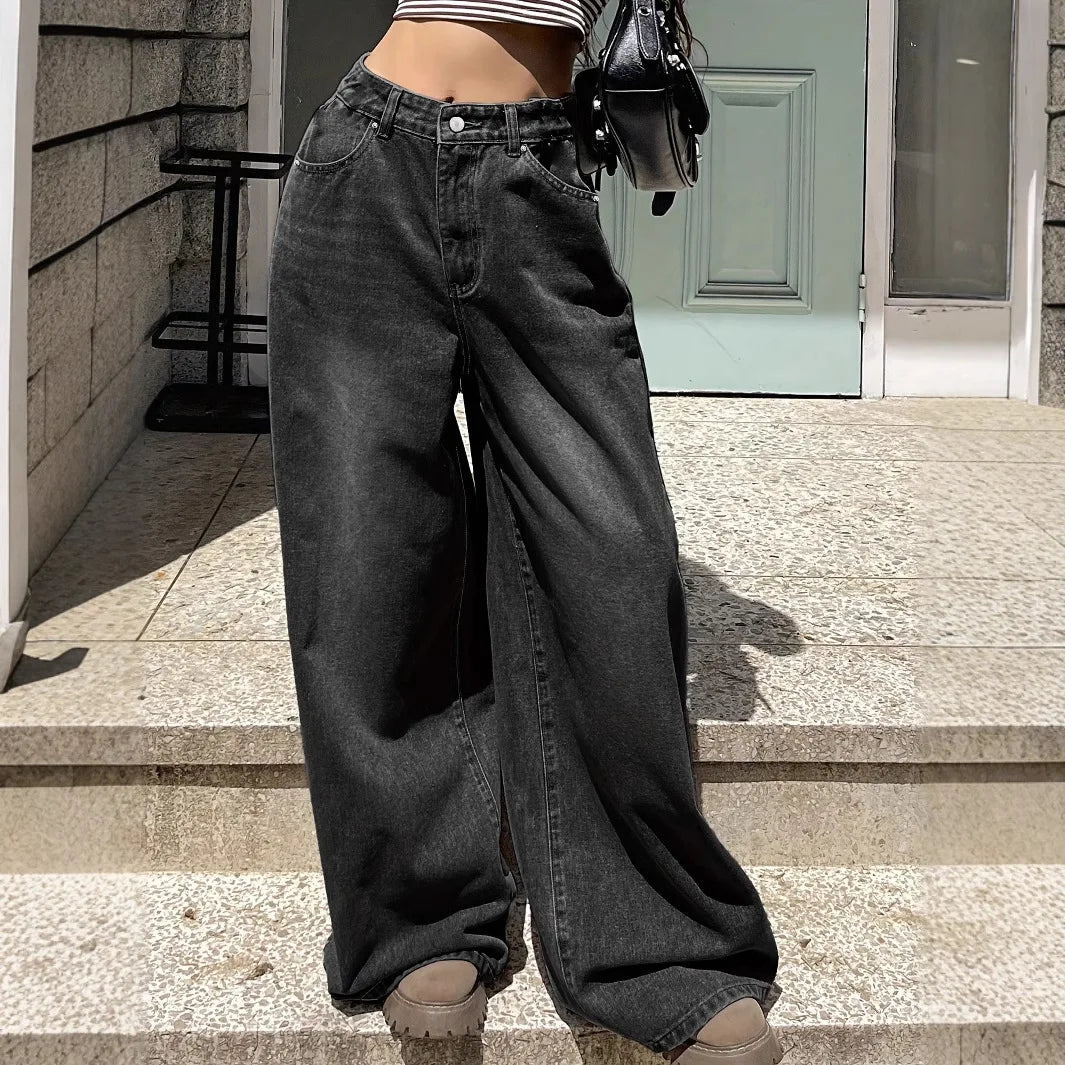 Baggy Jeans Damen | Weites Bein für Alltag und Freizeit