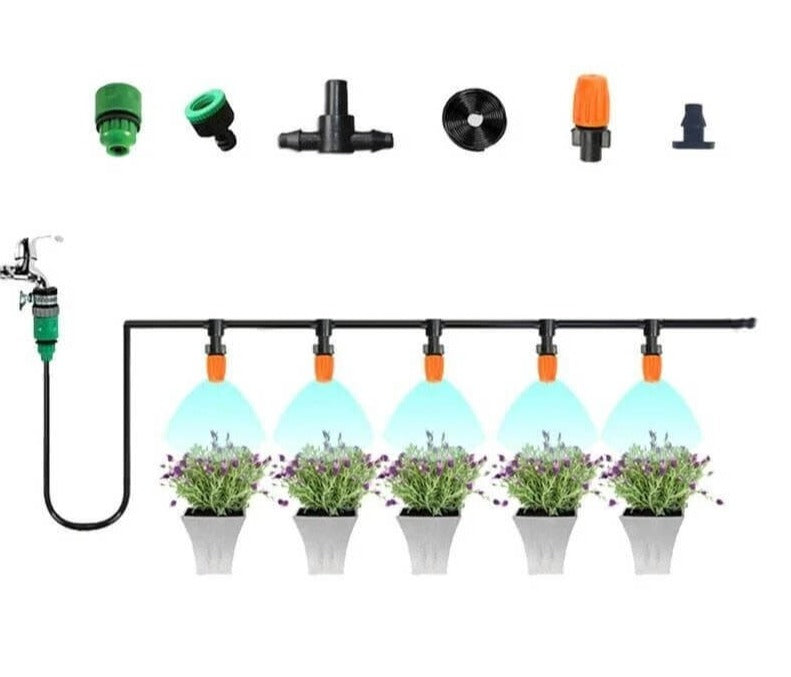 Bewässerungssystem Set Pro – Effizientes Garten Bewässerungssystem mit 70% Wassereinsparung und einfacher Installation