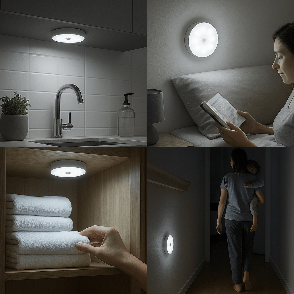 Bewegungsmelder Licht | LED Beleuchtung für Flure, Treppen und Schränke