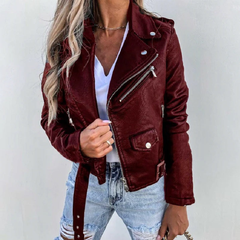 Bikerjacke Damen | Freizeitjacke Für Alltag Und Besondere Anlässe