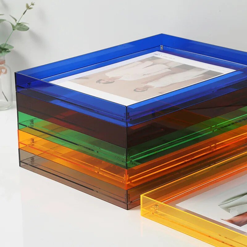 Bunte Acryl-Fotorahmen im Modernen Design – Verschiedene Größen für Lebendige Bilderrahmen