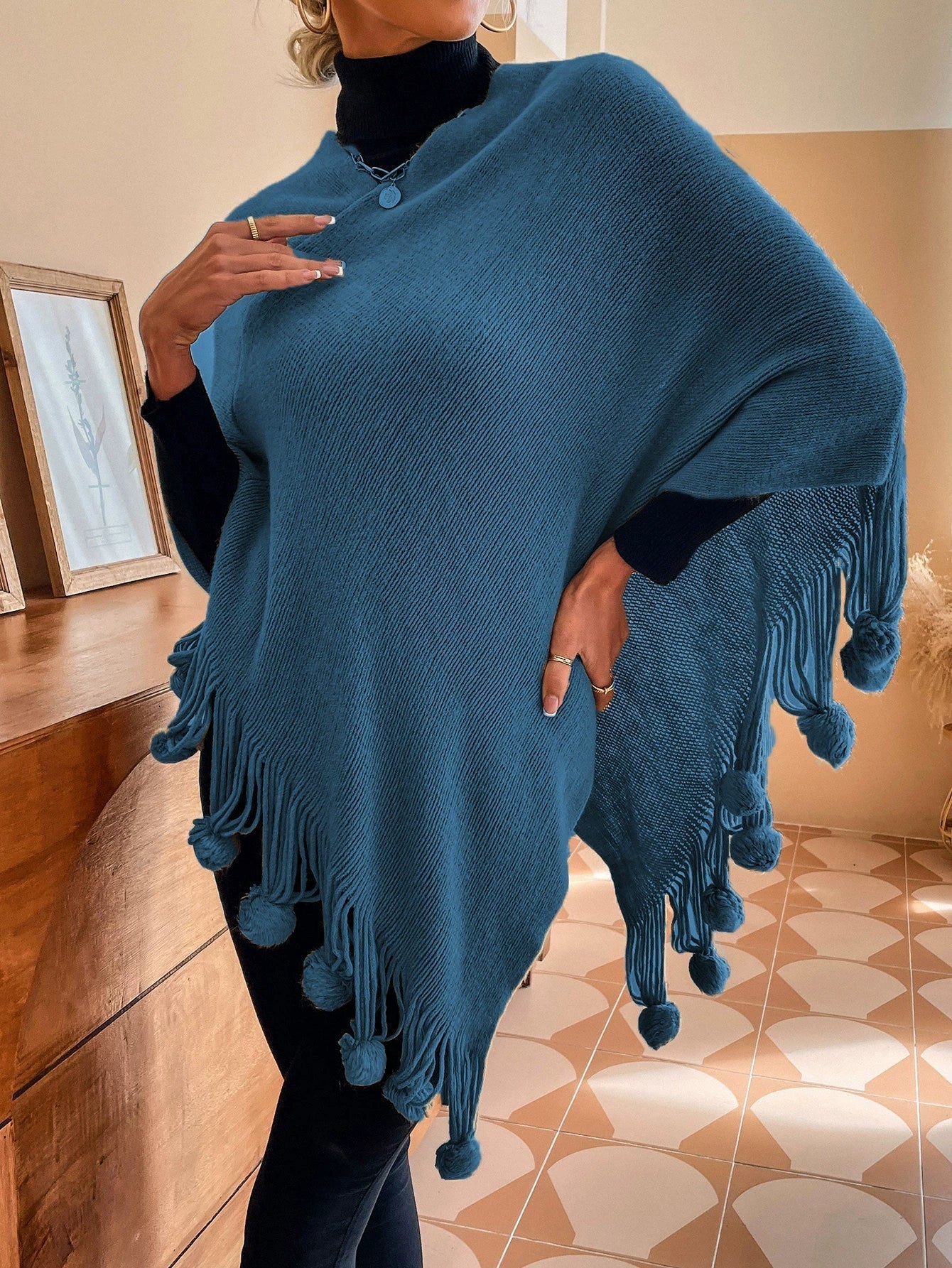 Cape für Damen | Modeaccessoire für Herbst/Winter/Sommer für Damen
