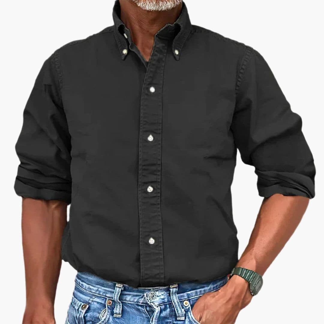 Dario | Camicia da uomo con effetto lavato