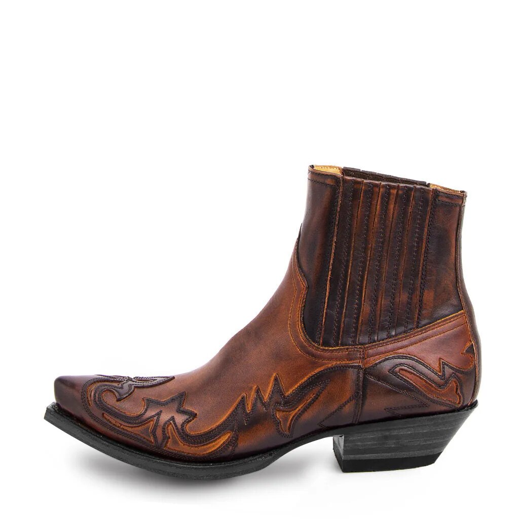 Cowboy Stiefel Herren | Westernstiefel für Ankle-Length Alltag