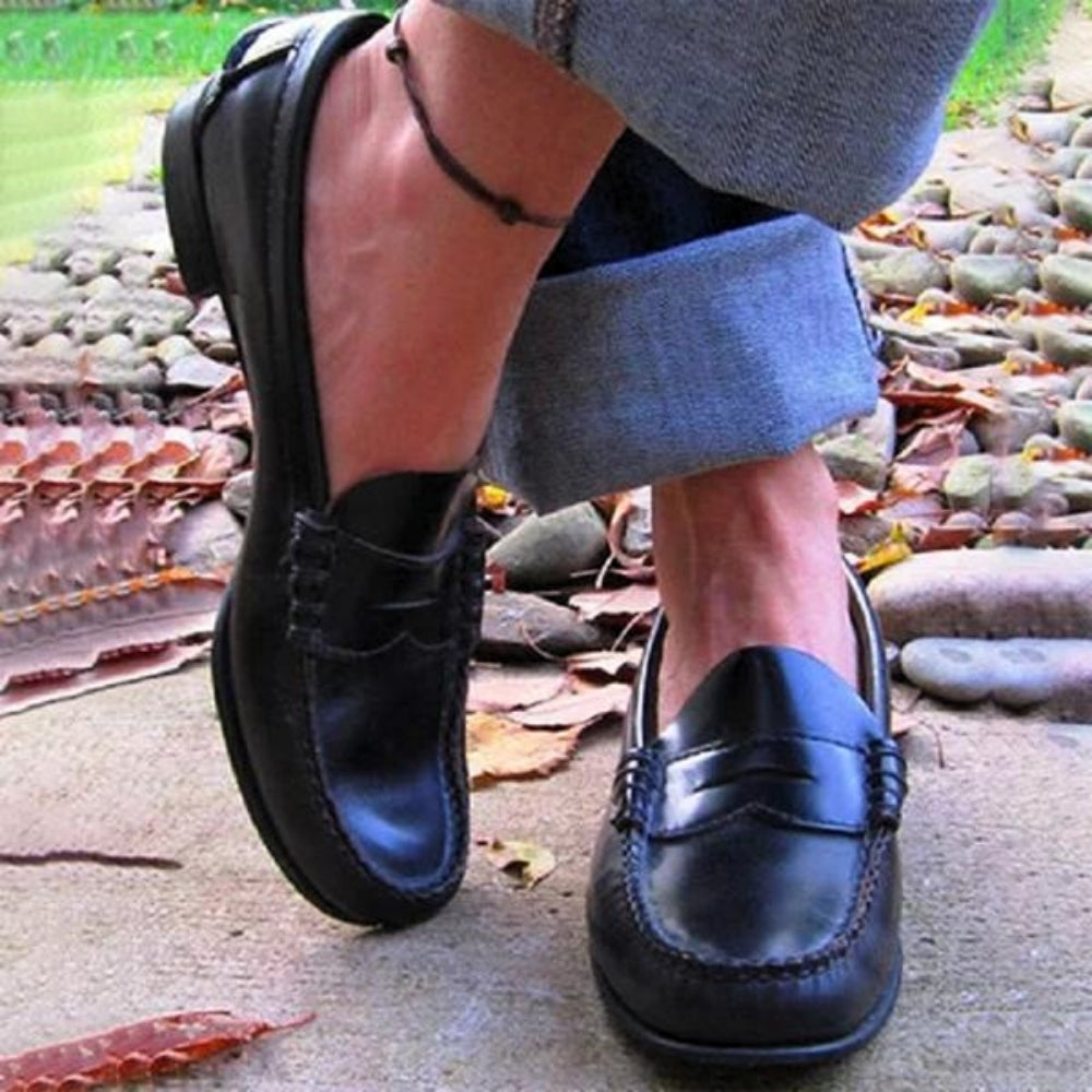 Damen Loafers mit Orthopädischem Komfort und Penny Strap – Elegante Slip-Ons für Alltag und Business