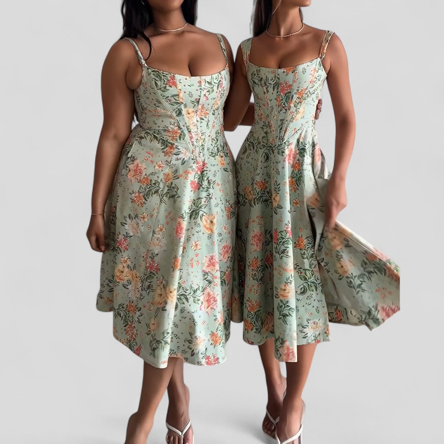 Damenkleid | Hochzeitsgast Kleid Sommer für Damen