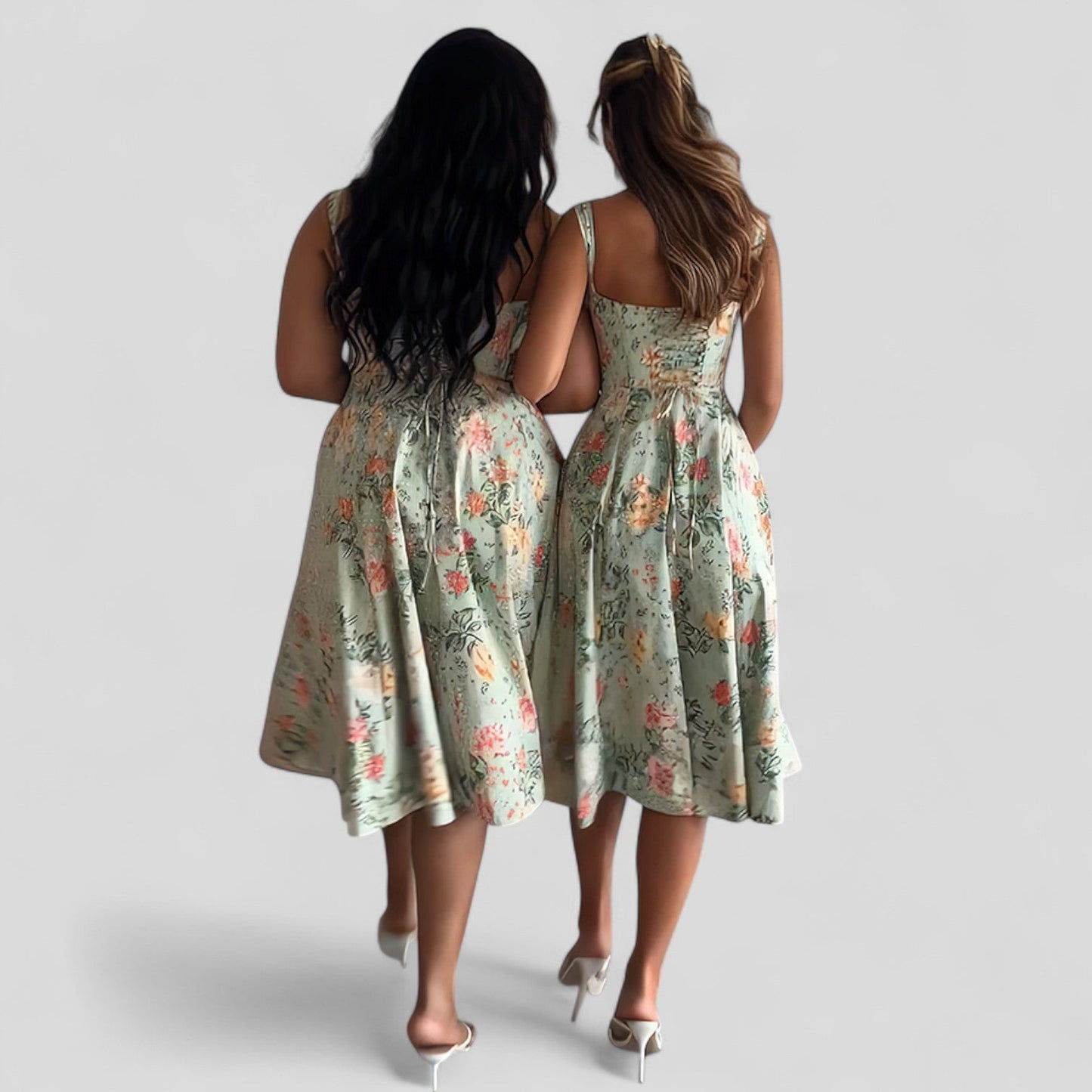 Damenkleid | Hochzeitsgast Kleid Sommer für Damen