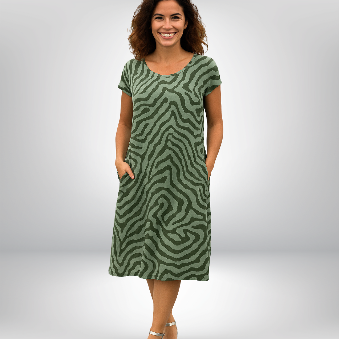 Damenkleid | Kleider für Sommer | Figurschmeichelndes A-Linien-Kleid