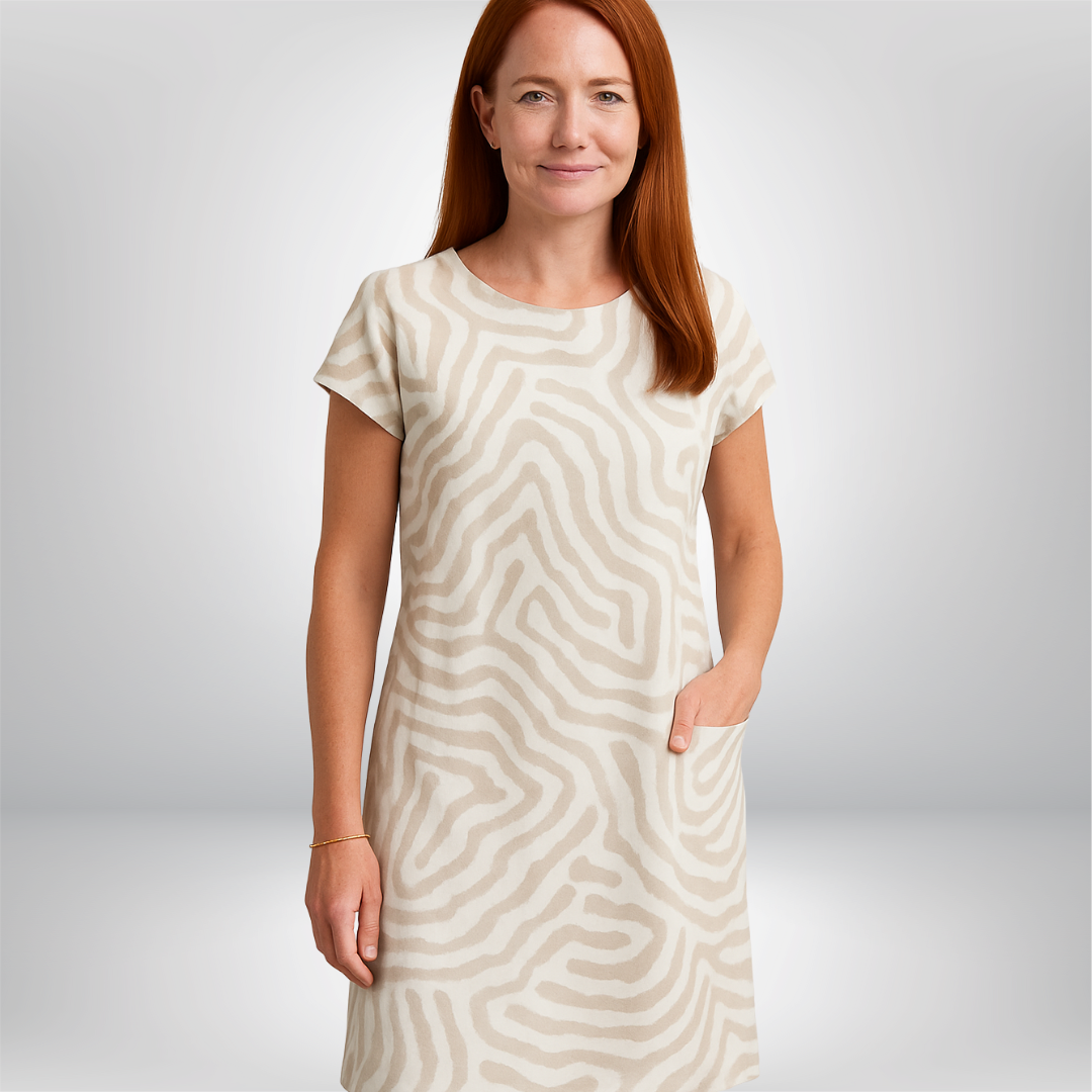 Damenkleid | Kleider für Sommer | Figurschmeichelndes A-Linien-Kleid