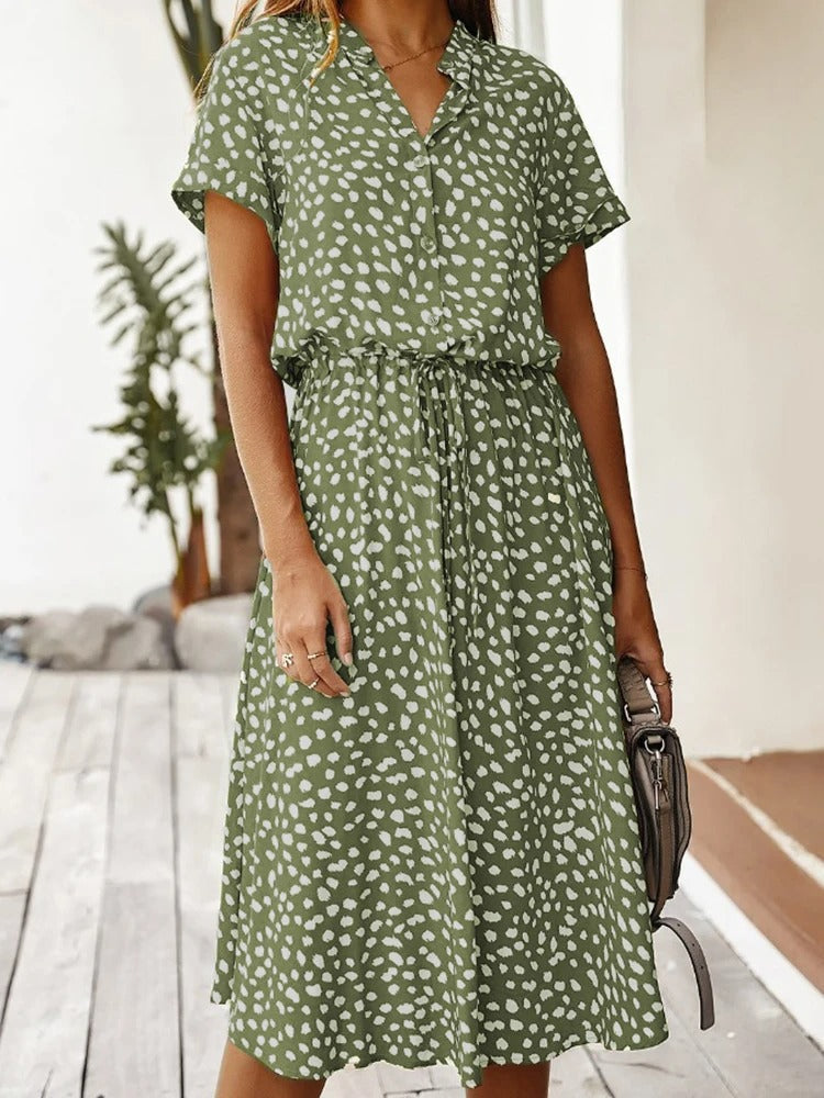 Damenkleid | Midi-Jurk für Sommerkleider Damen