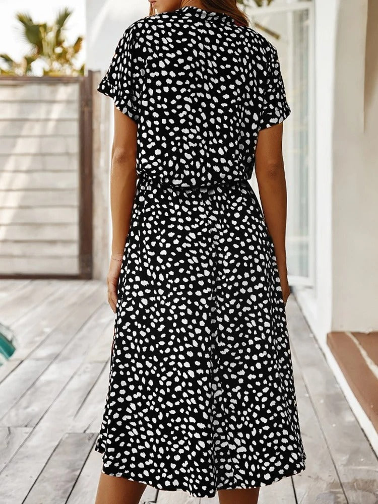 Damenkleid | Midi-Jurk für Sommerkleider Damen