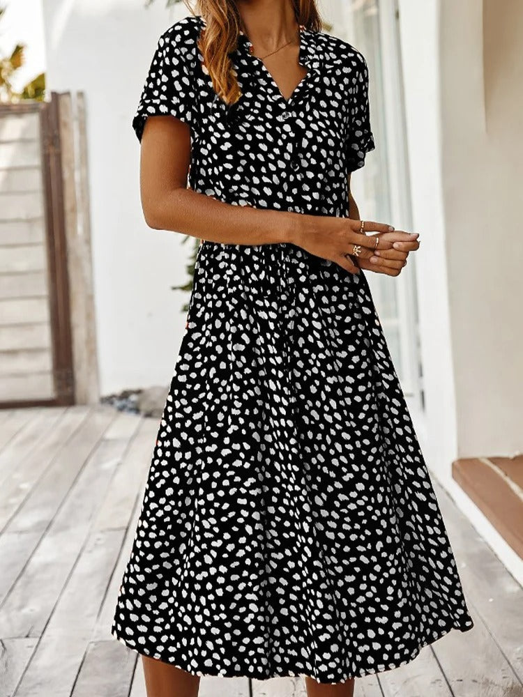 Damenkleid | Midi-Jurk für Sommerkleider Damen