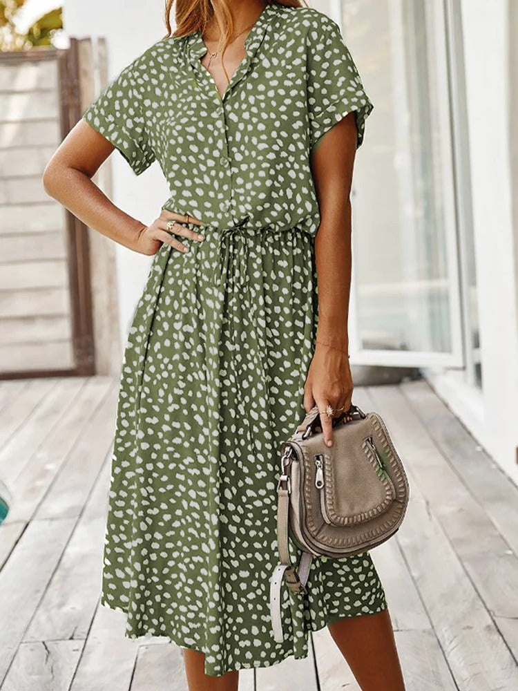 Damenkleid | Midi-Jurk für Sommerkleider Damen