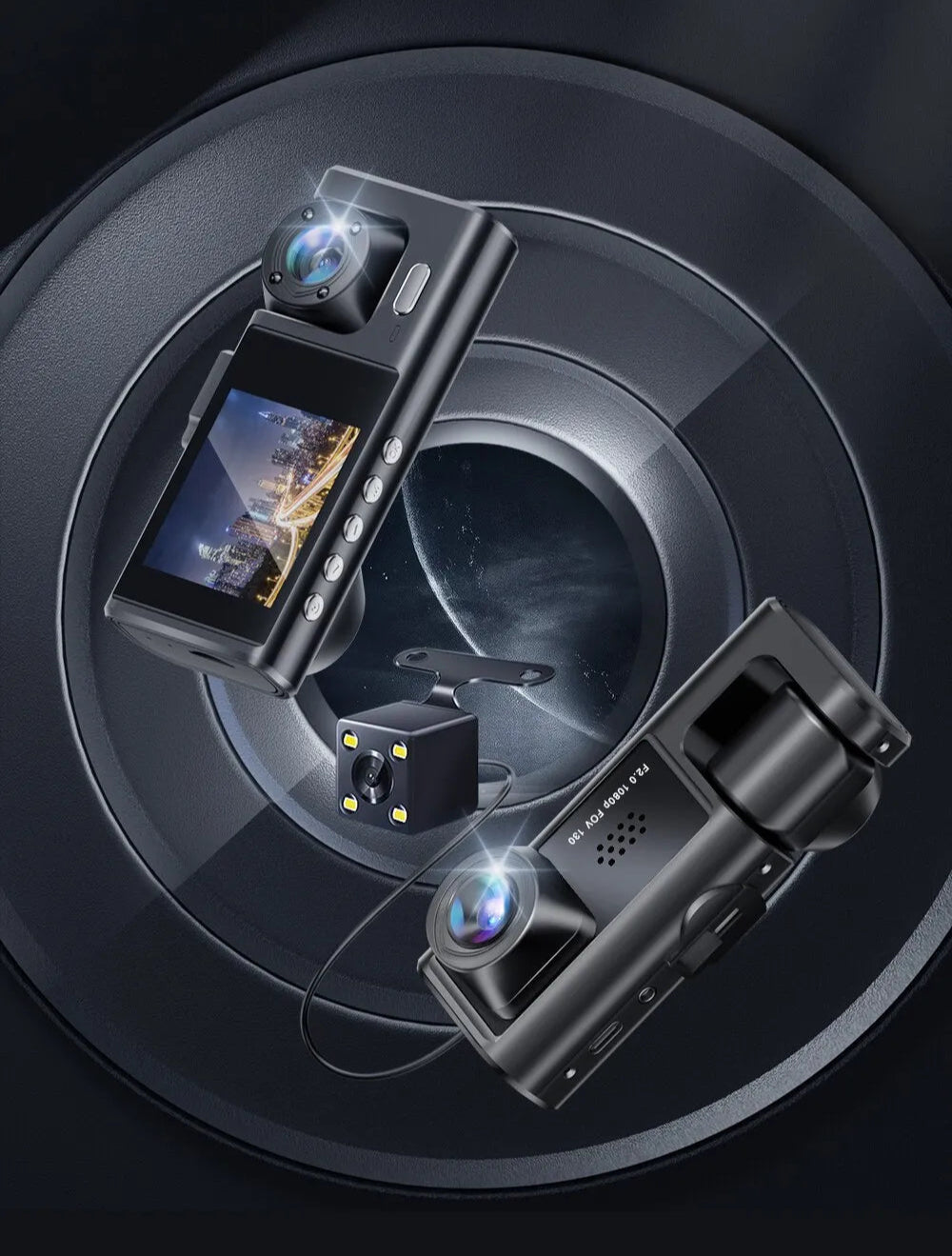 Dashcam | Auto-DVR für Sicherheit und Nachtaufnahme