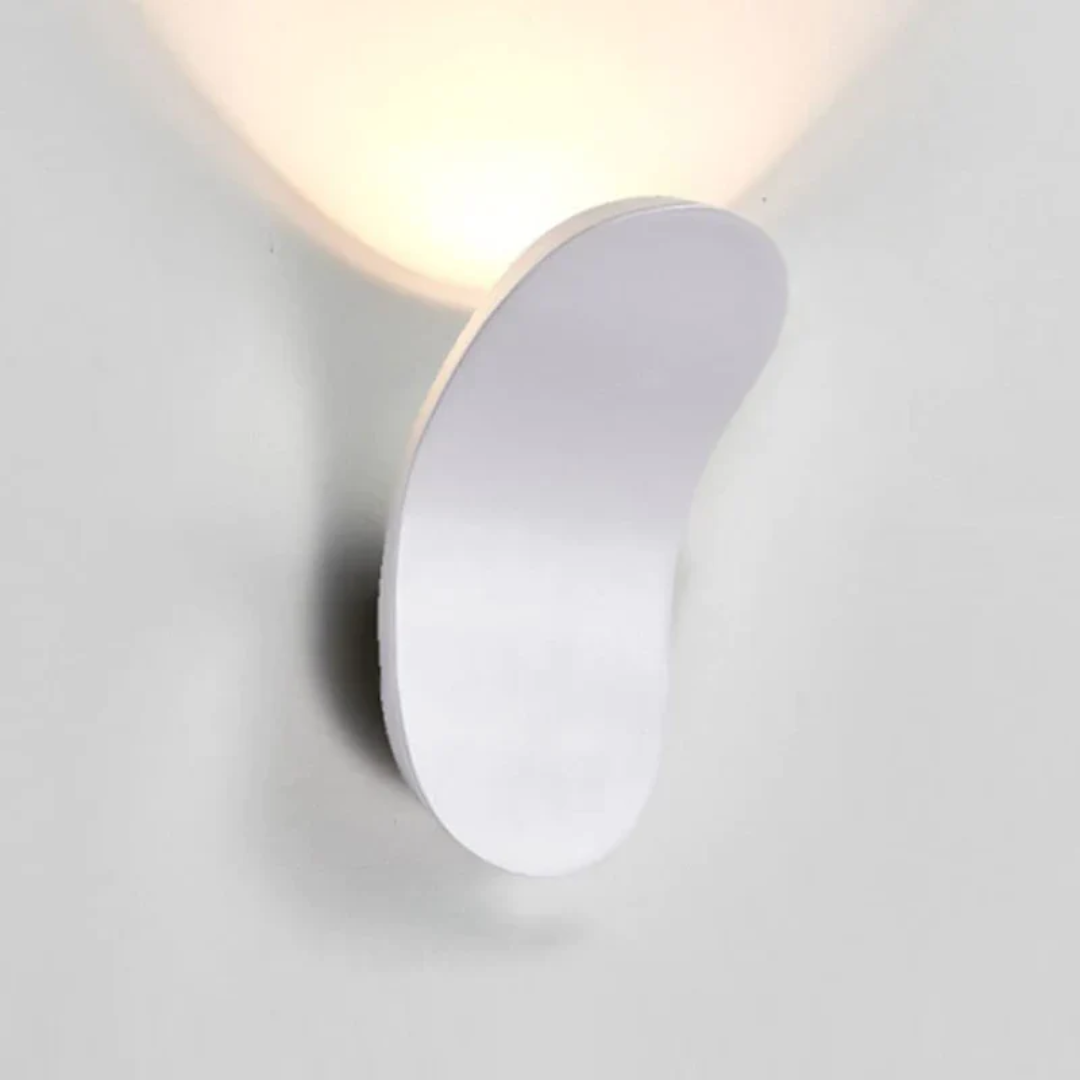 Elegante Wandleuchte im skandinavischen Design – Hochwertige Metallwandleuchte für Schlafzimmer, Küchen und Wohnzimmer, LED-kompatibel