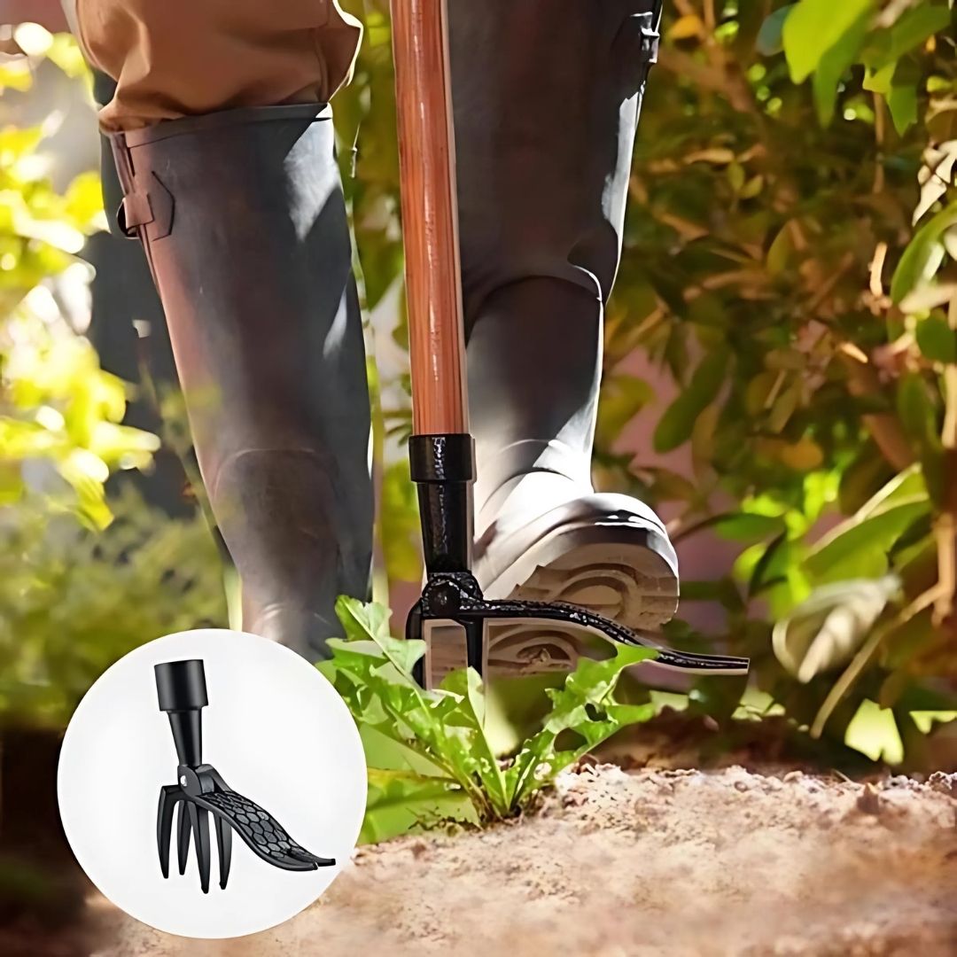 Ergonomisches Unkrautentfernungswerkzeug mit hochfesten Krallen – für alle Bodenarten