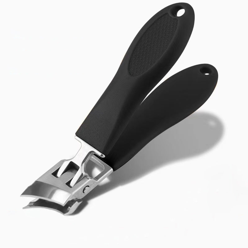 Extra Breite Nagelknipper aus Rostfreiem Stahl – Ergonomischer Griff für Dicke Nägel und Schimmelnägel, Anti-Splash Schutz