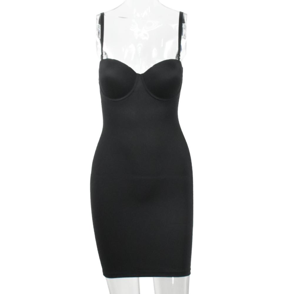 Formendes Unterkleid aus Stretchmaterial – Ärmellos, Pullover-Verschluss, Ideal für Glatten Look und Vielseitige Anlässe