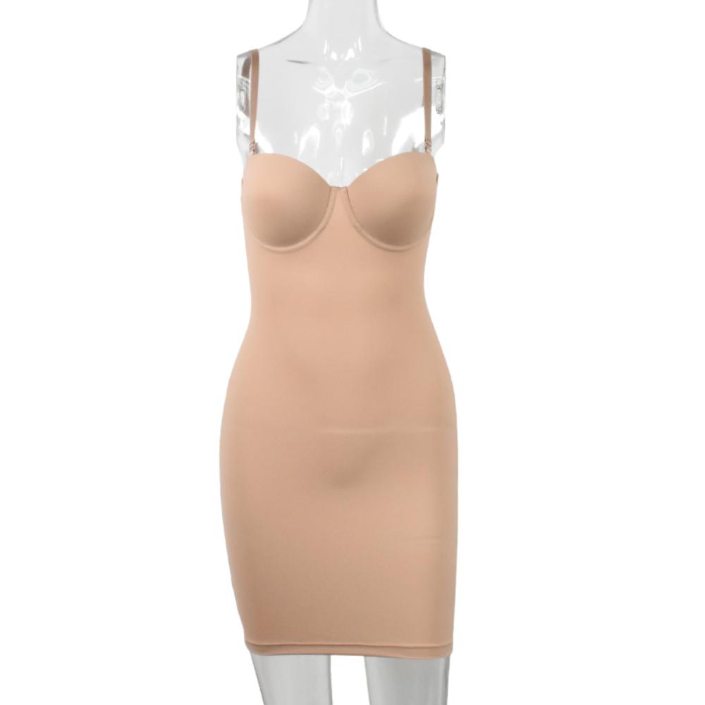Formendes Unterkleid aus Stretchmaterial – Ärmellos, Pullover-Verschluss, Ideal für Glatten Look und Vielseitige Anlässe