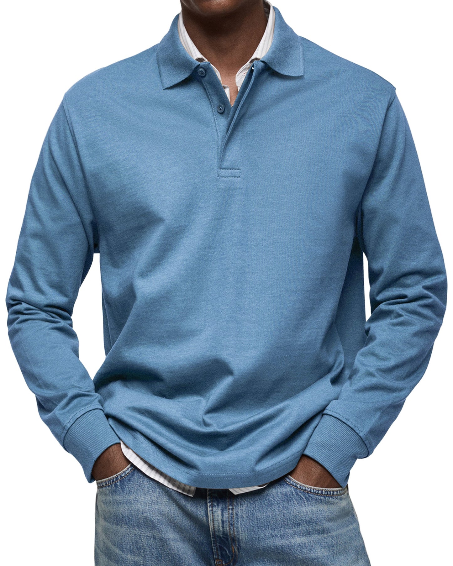 Herren Poloshirt Langer Arm | Poloshirts Für Männer - Vielseitig Für Freizeit Und Formal