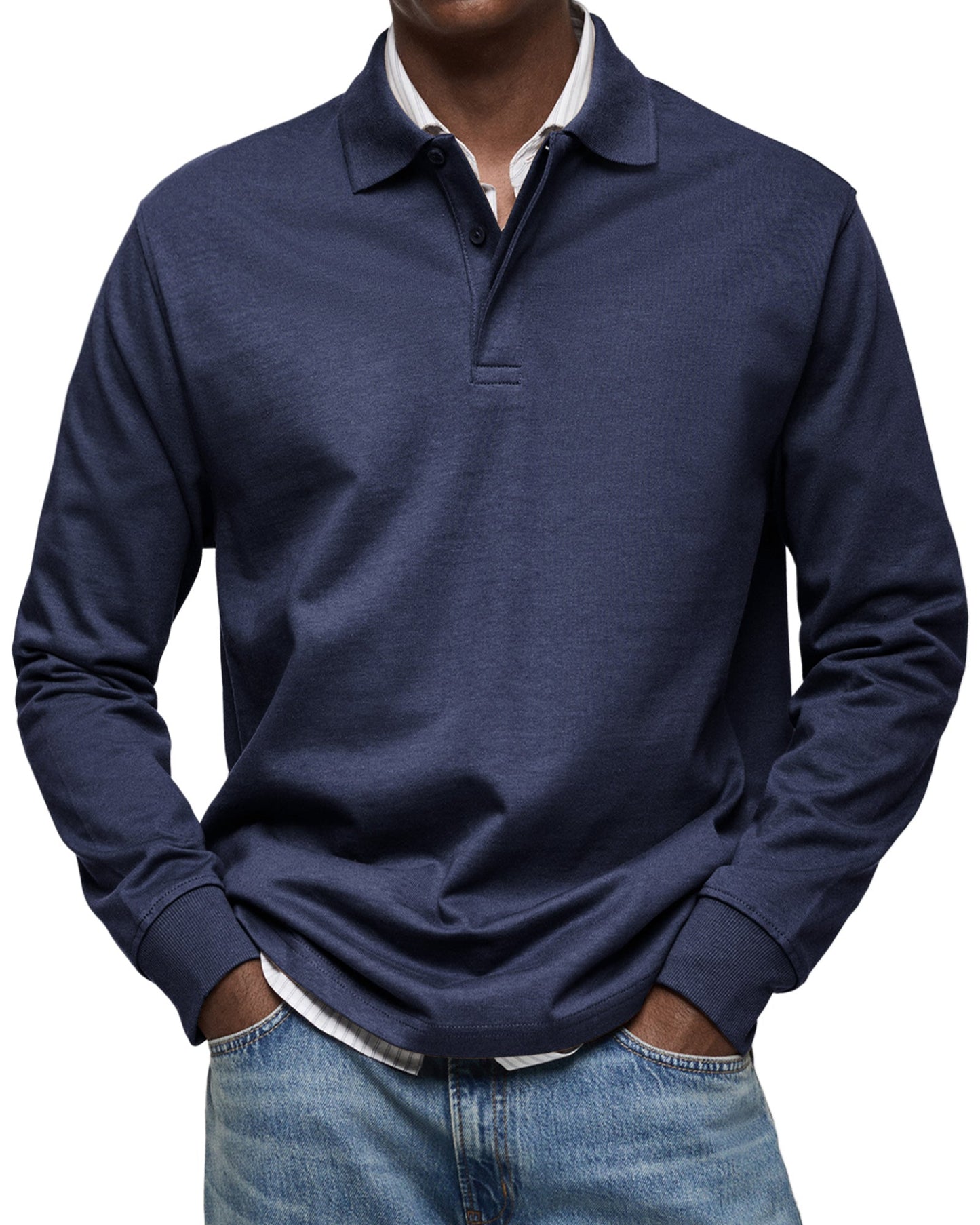 Herren Poloshirt Langer Arm | Poloshirts Für Männer - Vielseitig Für Freizeit Und Formal