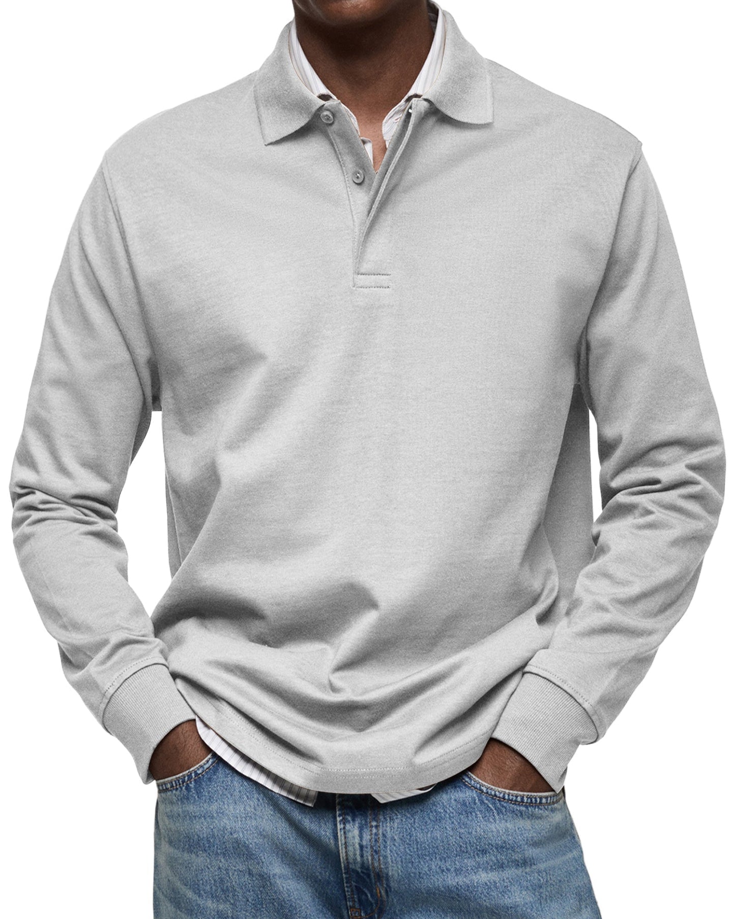 Herren Poloshirt Langer Arm | Poloshirts Für Männer - Vielseitig Für Freizeit Und Formal