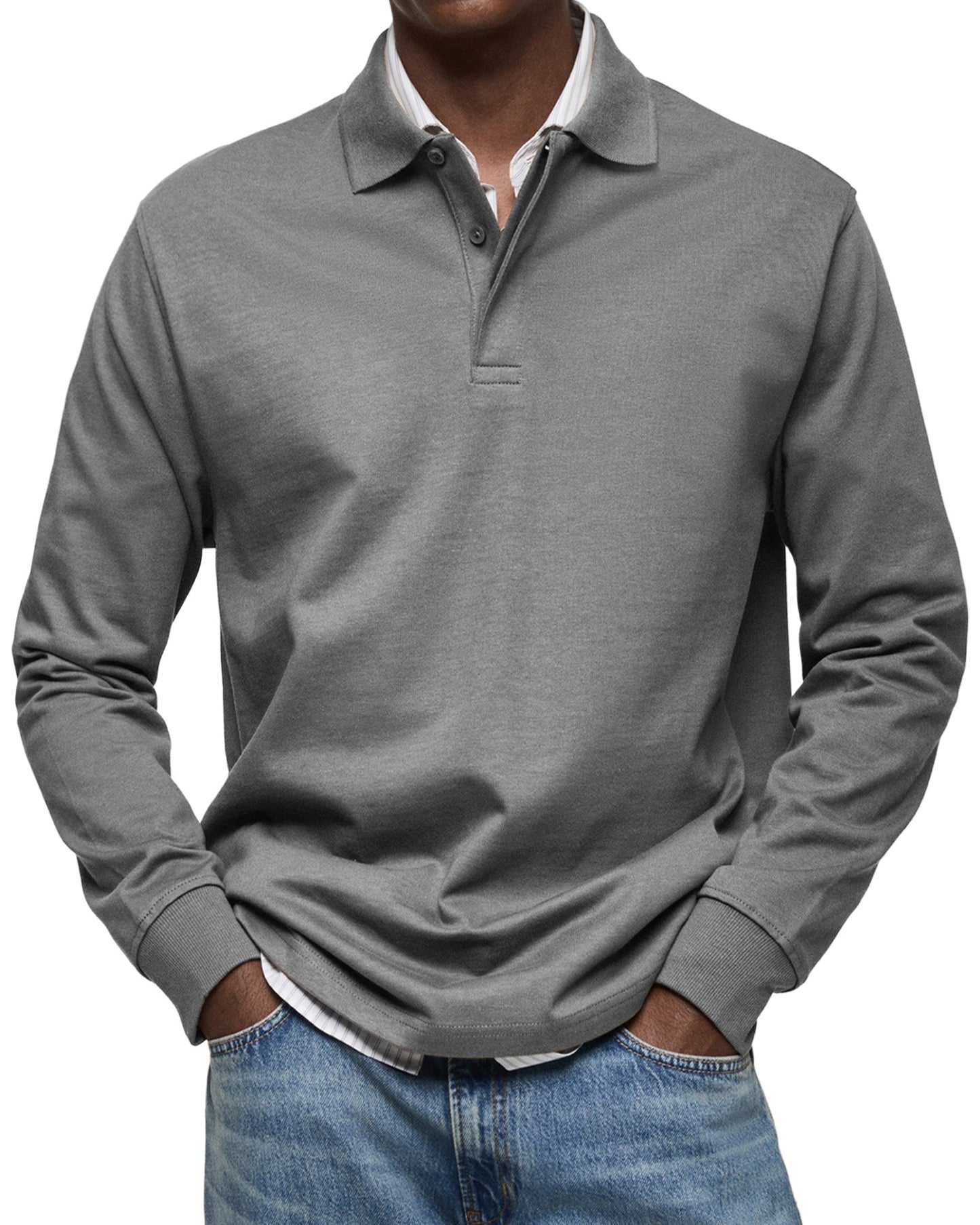 Herren Poloshirt Langer Arm | Poloshirts Für Männer - Vielseitig Für Freizeit Und Formal