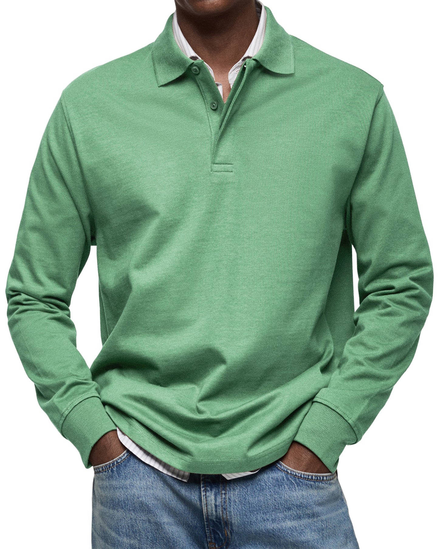 Herren Poloshirt Langer Arm | Poloshirts Für Männer - Vielseitig Für Freizeit Und Formal