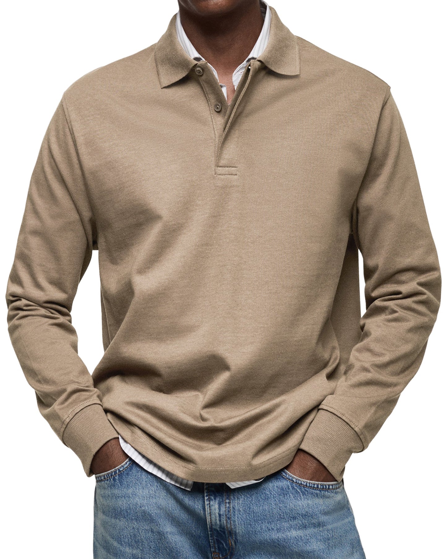 Herren Poloshirt Langer Arm | Poloshirts Für Männer - Vielseitig Für Freizeit Und Formal