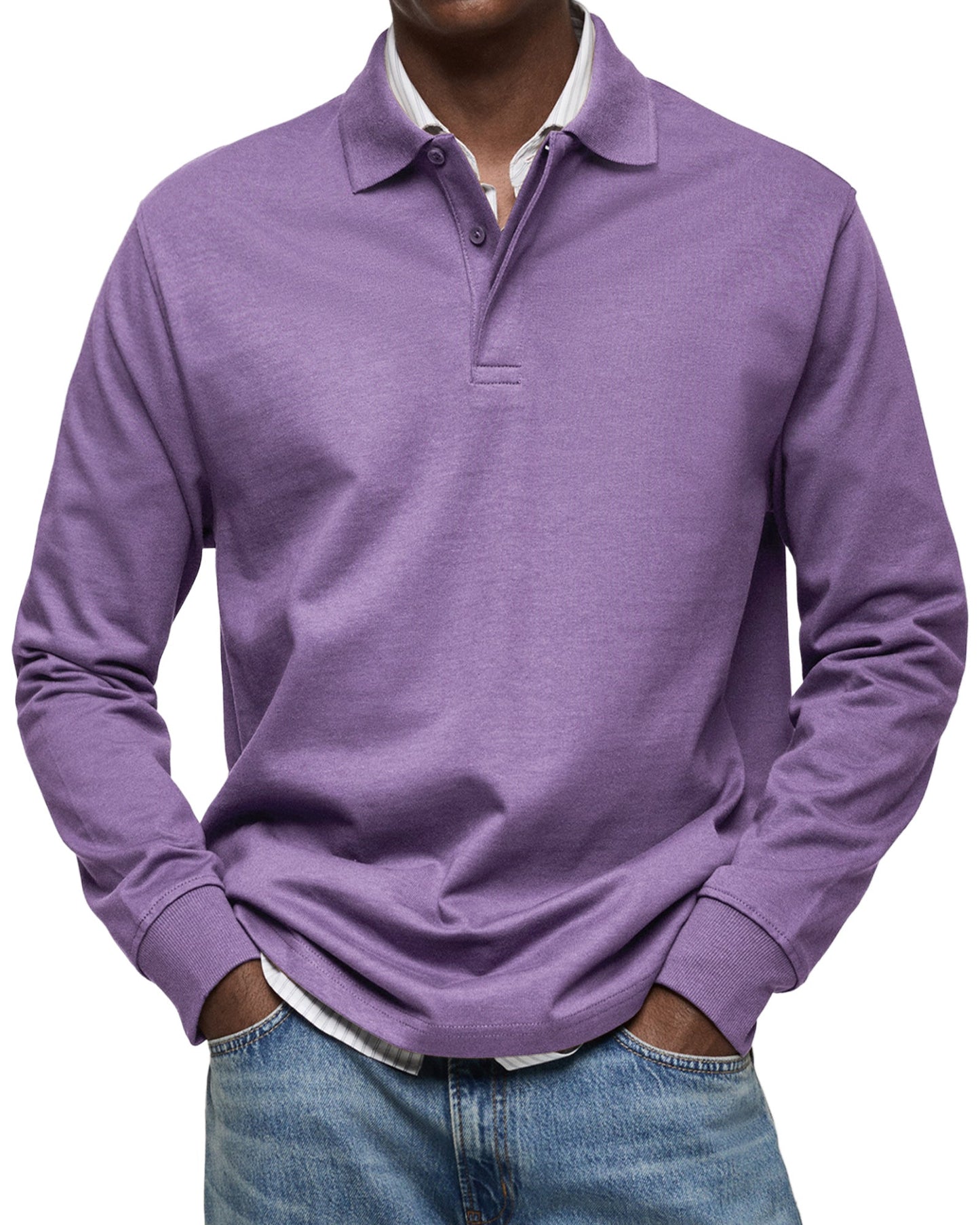 Herren Poloshirt Langer Arm | Poloshirts Für Männer - Vielseitig Für Freizeit Und Formal
