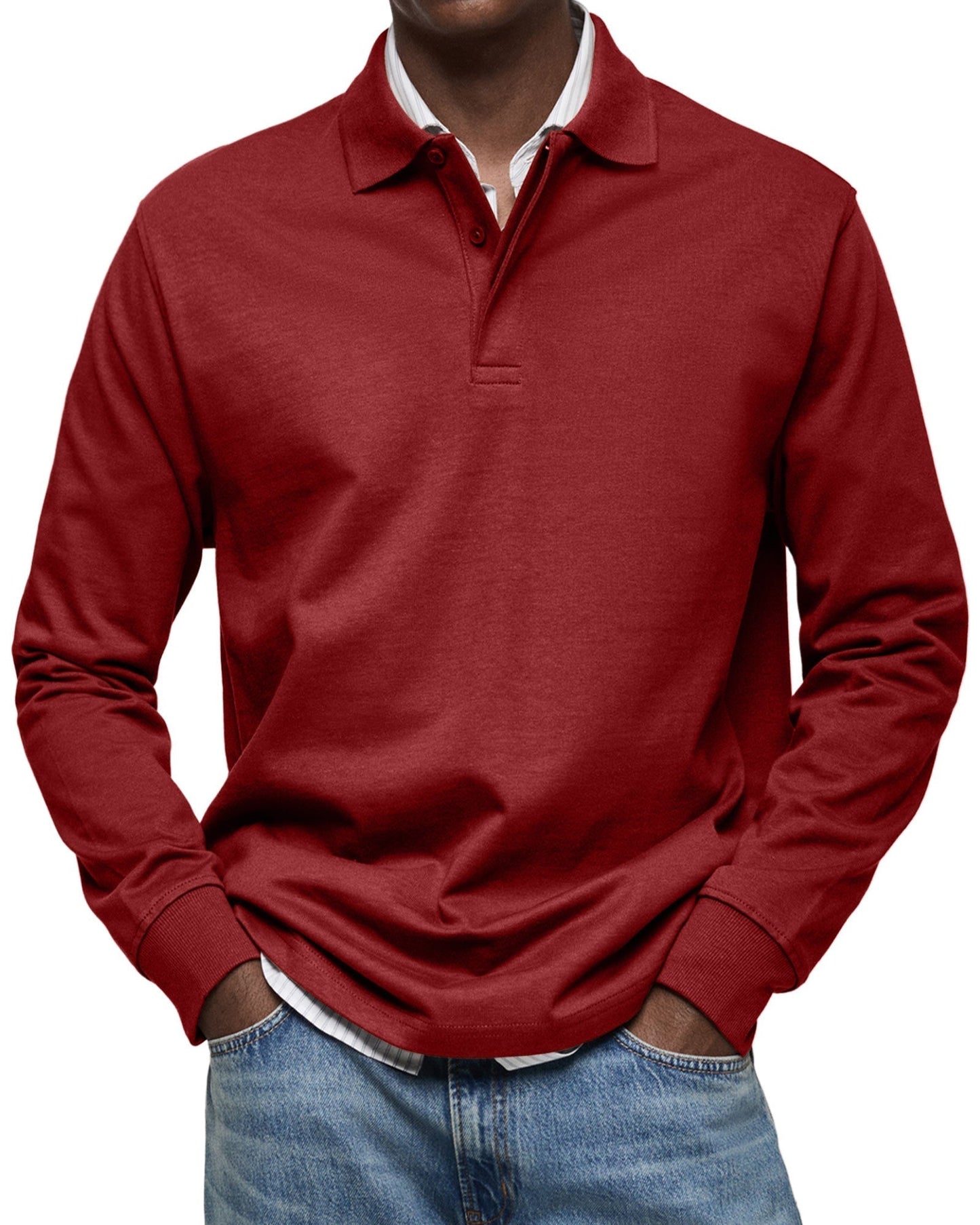 Herren Poloshirt Langer Arm | Poloshirts Für Männer - Vielseitig Für Freizeit Und Formal