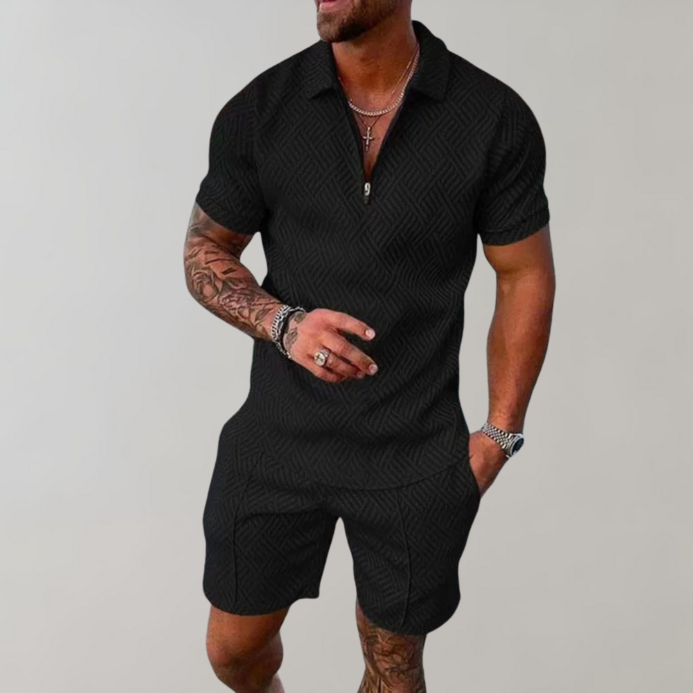 Herren Sommer Outfit | Polo Shirt und Kurze Hose für Männer