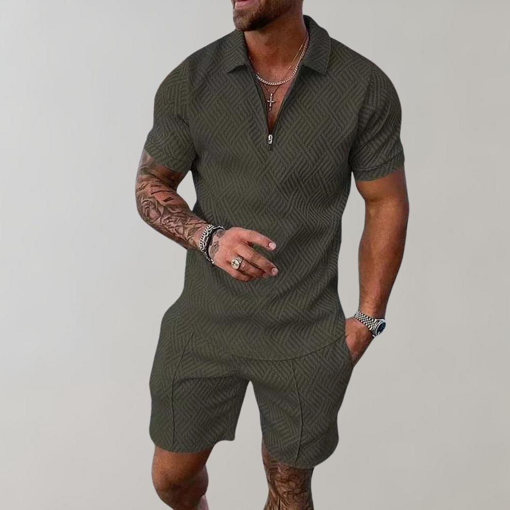 Herren Sommer Outfit | Polo Shirt und Kurze Hose für Männer