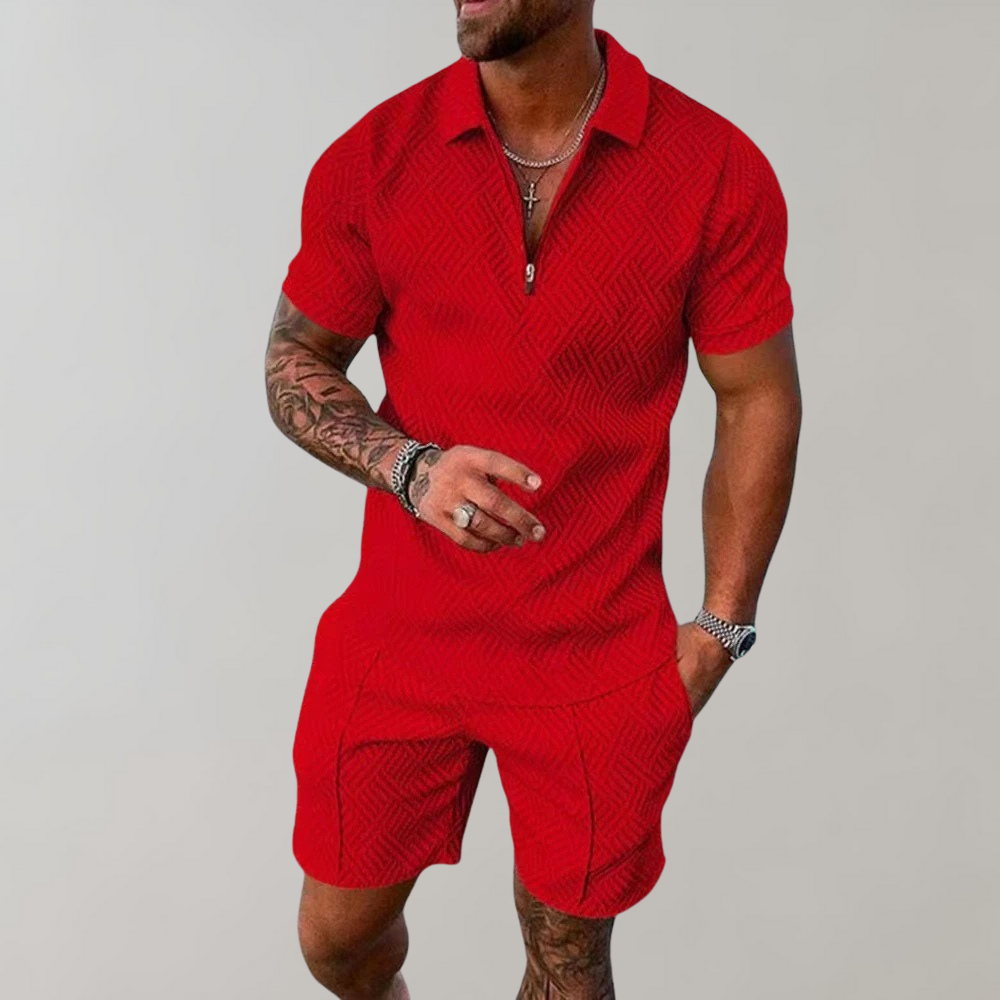 Herren Sommer Outfit | Polo Shirt und Kurze Hose für Männer