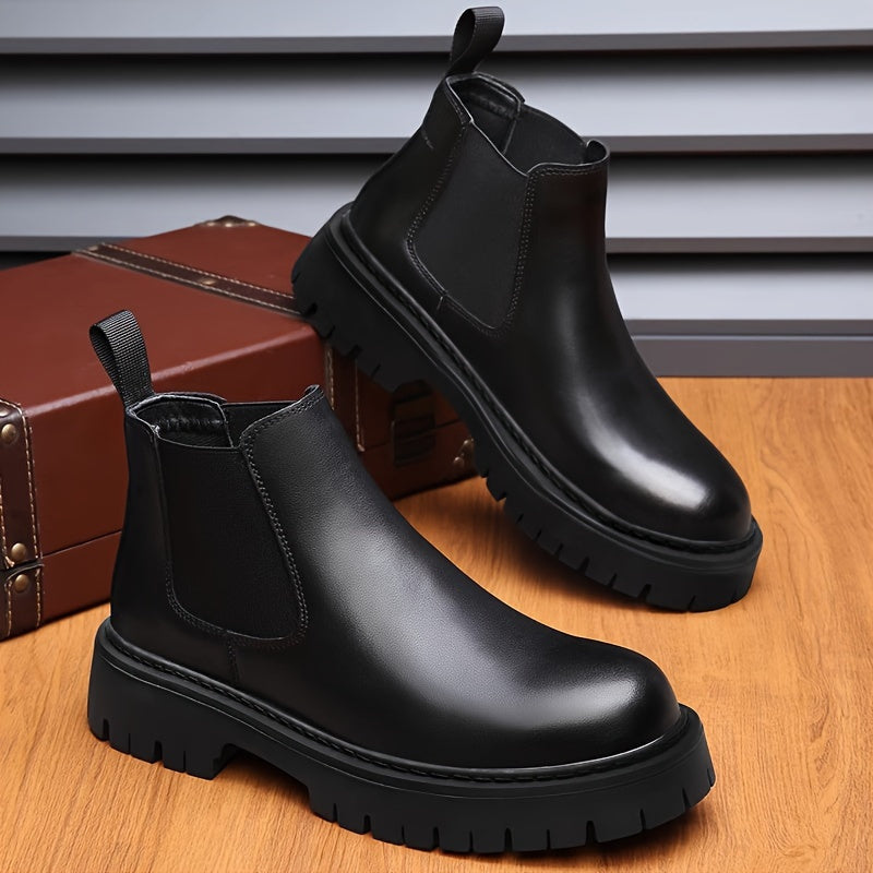 Herrenstiefel | Dicke Sohle | Bequem & Modern | Freizeitschuhe für Herren