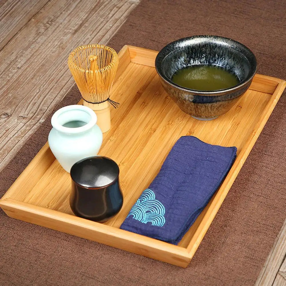 Service à thé matcha en bambou de haute qualité avec bol, fouet et cuillère pour une préparation authentique - idéal pour les débutants et les professionnels