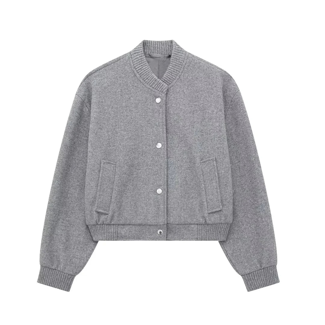 Jacke Damen | Cropped Bomberjacke für Herbst und Alltag