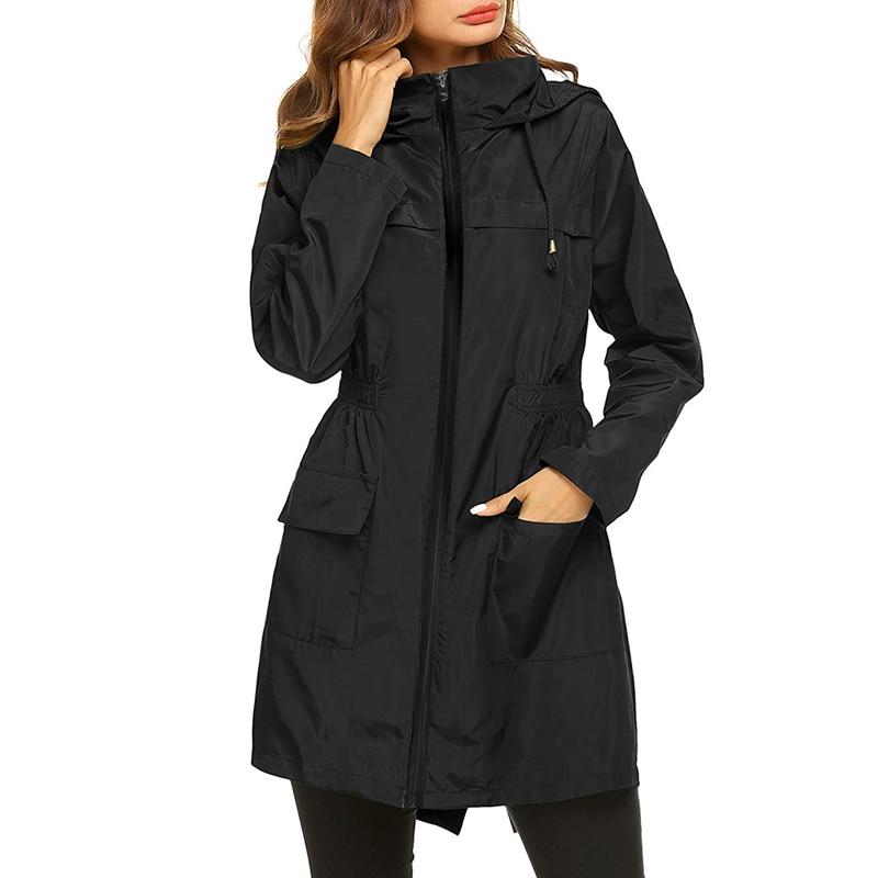 Jacke Damen | Wasserdichte Windjacke für Outdoor-Aktivitäten bei Regen und Wind