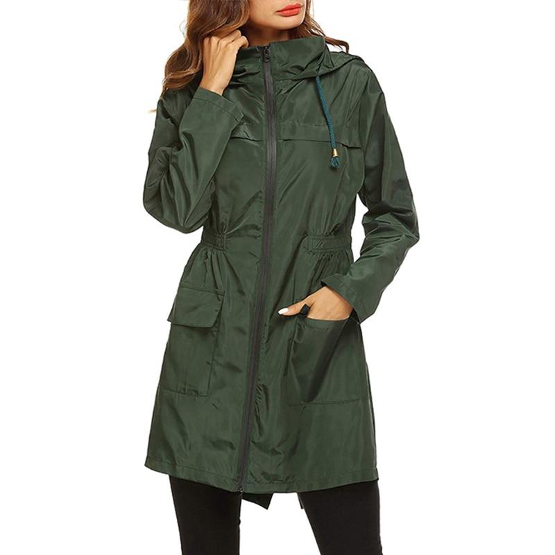 Jacke Damen | Wasserdichte Windjacke für Outdoor-Aktivitäten bei Regen und Wind