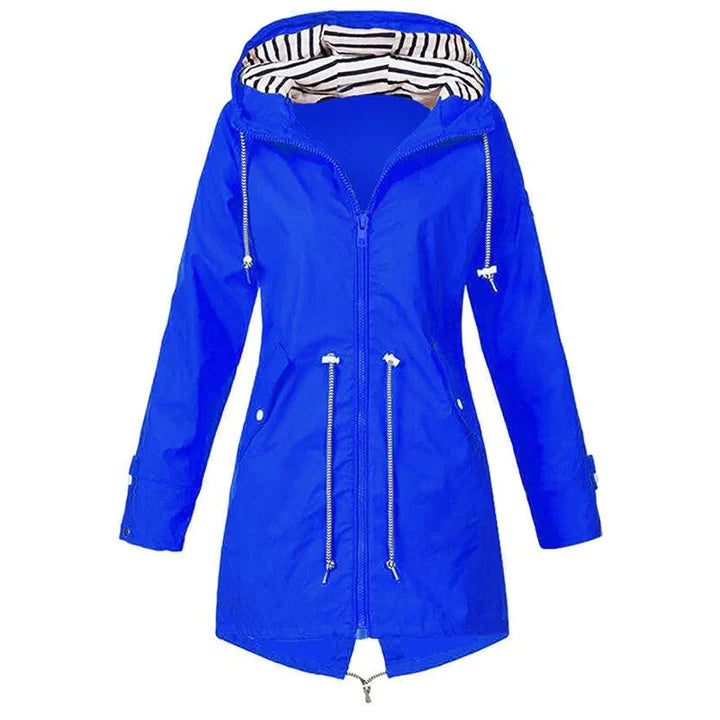 Jacke Damen | Winddichte Regenjacke Mit Kapuze Für Freizeitaktivitäten