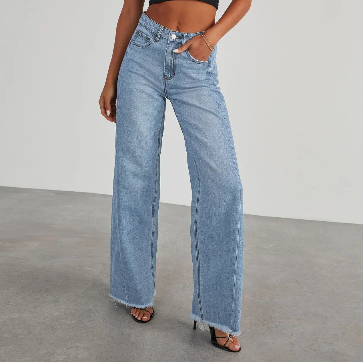 Jeans Damen | Weitbein-Jeans für Freizeit und City-Looks