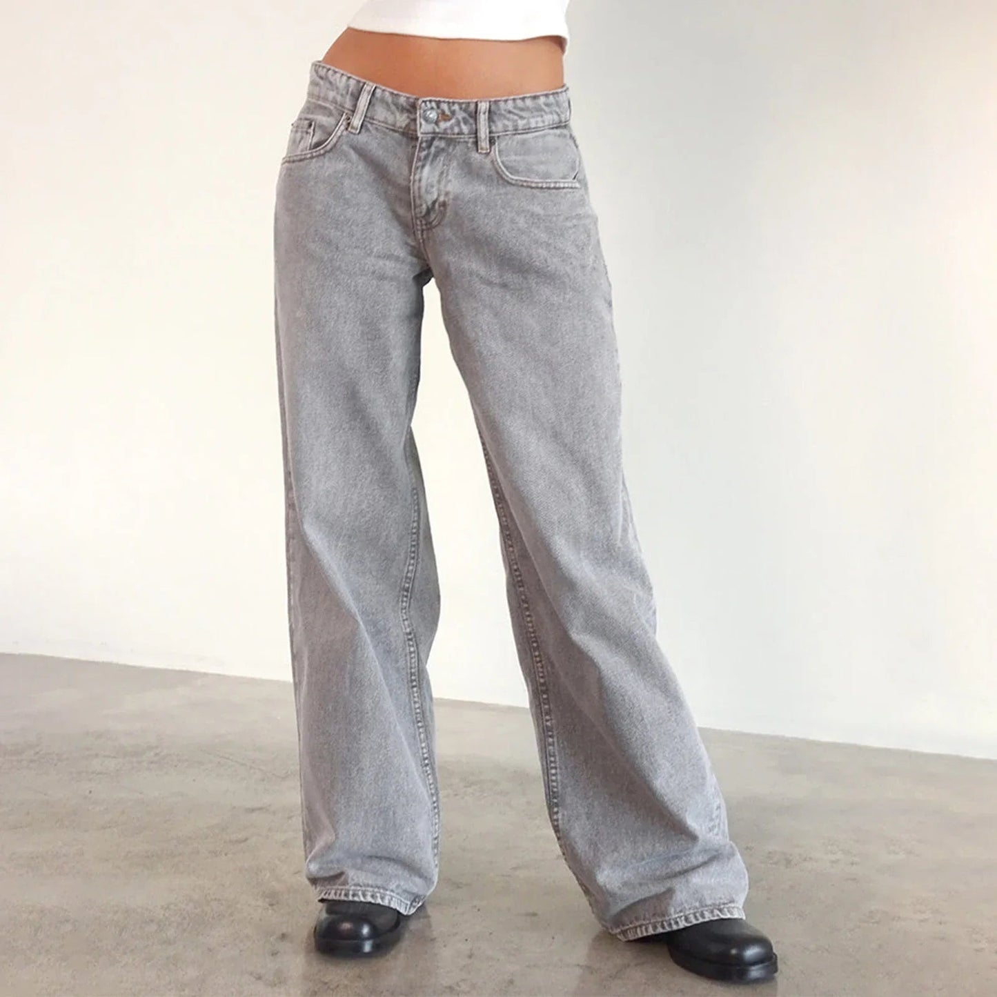 Jeans Damen | Weitbein-Jeans für Freizeit und Streetwear