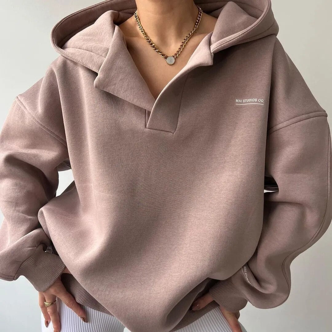 Kapuzenpullover Damen | Übergroß Hoodie für Freizeit und Alltag